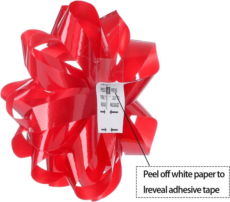 FORBINBO 14 Pcs Gift Bows Assortment - 12 Multi Colored Assorted Size Gift Bowsand 2 Crimped Curling Ribbons, Perfect for Christmas, Holiday，Birthdays, Weddings, Baby/Bridal Showers, Party - Image 4